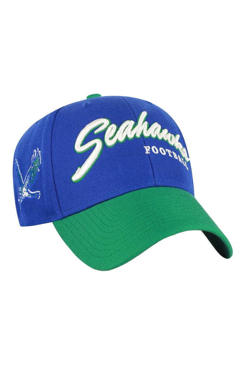 Men's '47  Royal Seattle Seahawks Throwback MVP Adjustable Hat, Main, color, Royal