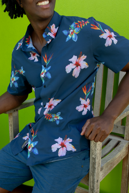 Baja Llama Flower Powers In Blue
