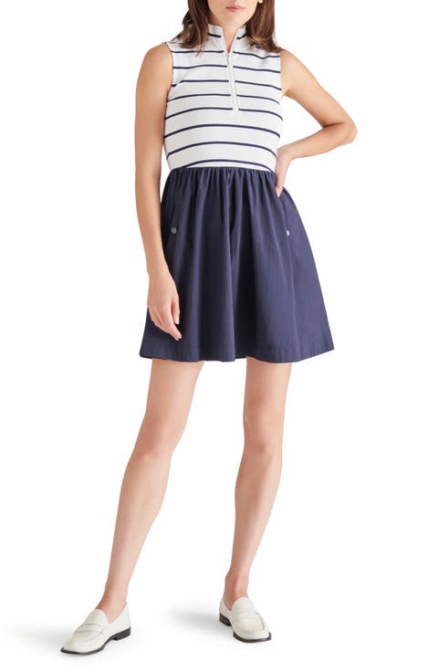 Lyon Half Zip Minidress