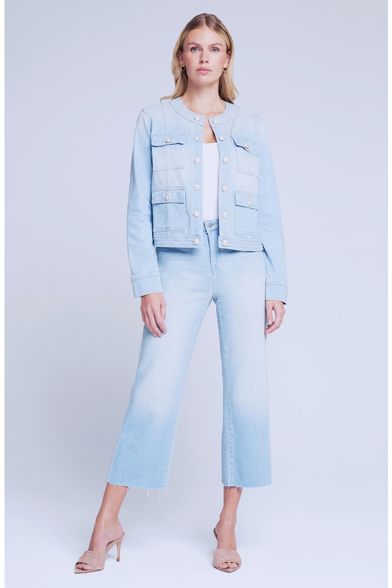 Yari Denim Jacket, Alternate, color, WINDSOR