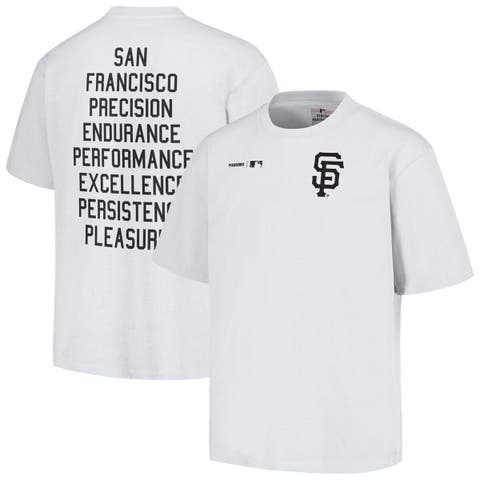 Men's PLEASURES  White San Francisco Giants Precision T-Shirt