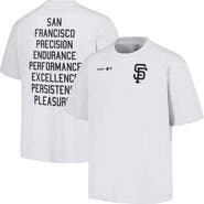 PLEASURES Men's PLEASURES  White San Francisco Giants Precision T-Shirt