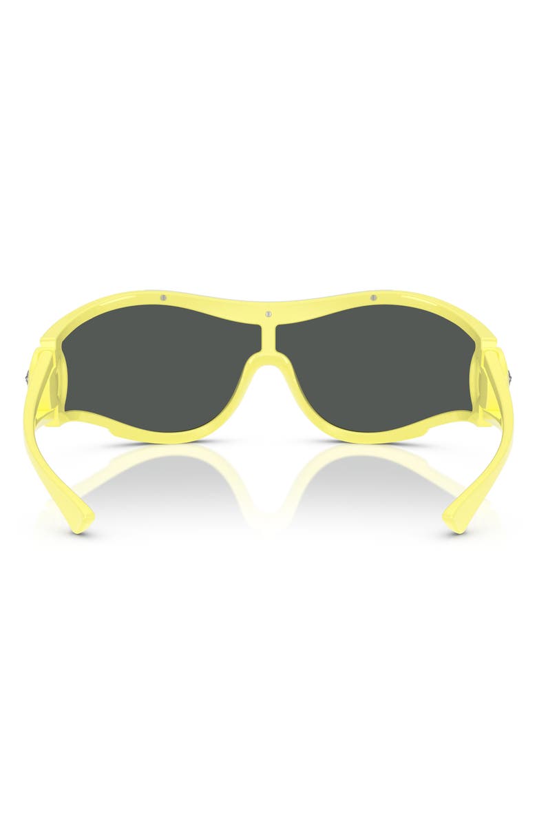 Versace 180mm Irregular Sunglasses, Alternate, color, Yellow