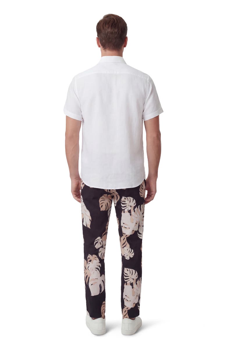 Lords of Harlech Monstera Floral Mens Tailored Pant, Alternate, color, Monstera Floral Smoke