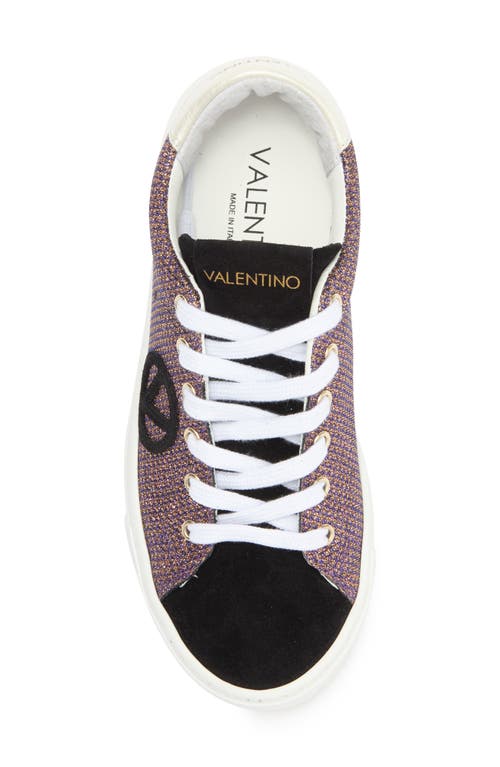Valentino By Mario Valentino Laura Star Sneaker In Copper