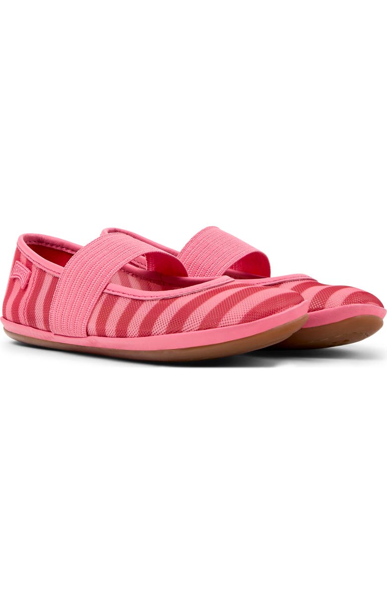 Camper Kids' Right Mary Jane Ballet Flat, Main, color, Multi - Pink
