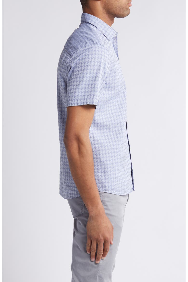Dearborn Short Sleeve Button-Up Shirt, Alternate, color, BLUE