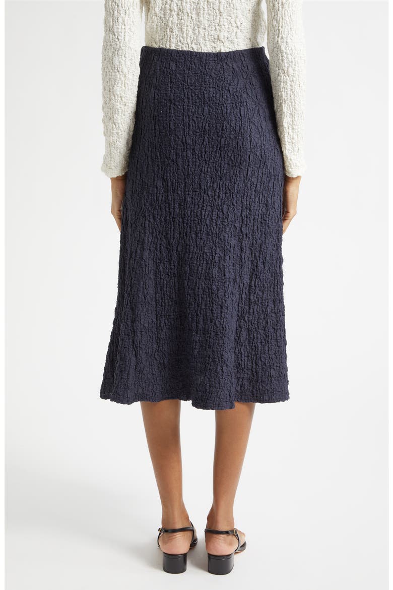 Massimo Cotton Blend Lace Midi Skirt, Alternate, color, NAVY