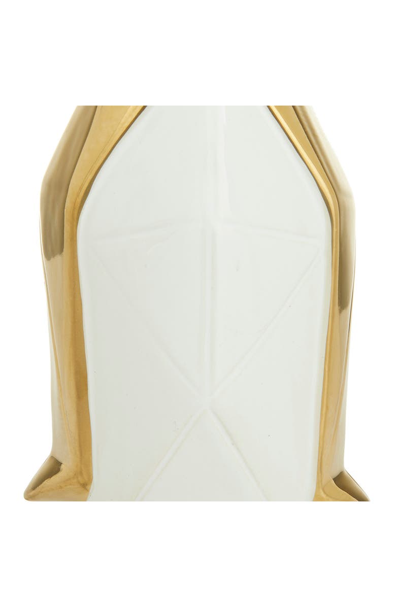 COSMO BY COSMOPOLITAN Goldtone Porcelain Glam Penguin Sculpture - Set of 2, Alternate, color, Gold