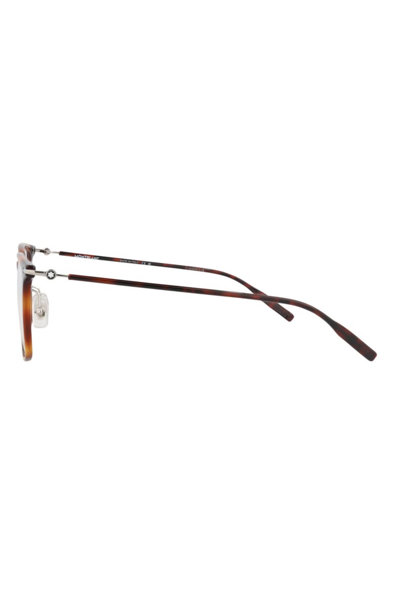 Montblanc 52mm Square Optical Frames, Alternate, color,