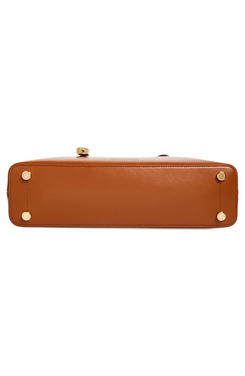 Stella Mccartney Camel Synthetic Leather Ryder Medium Shoulder Bag In Brown