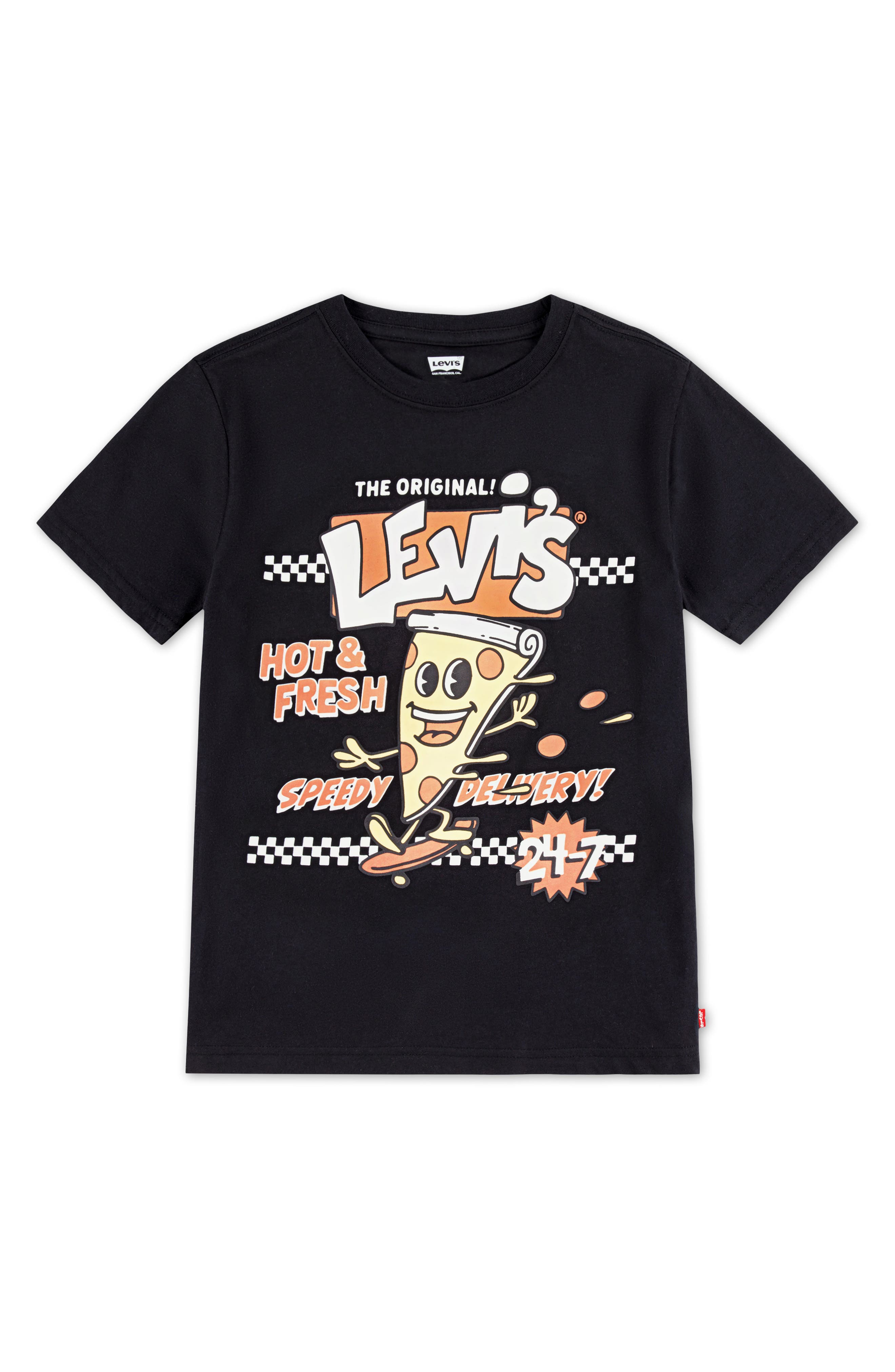 Levi's Kids' Speedy Pizza Graphic T-Shirt