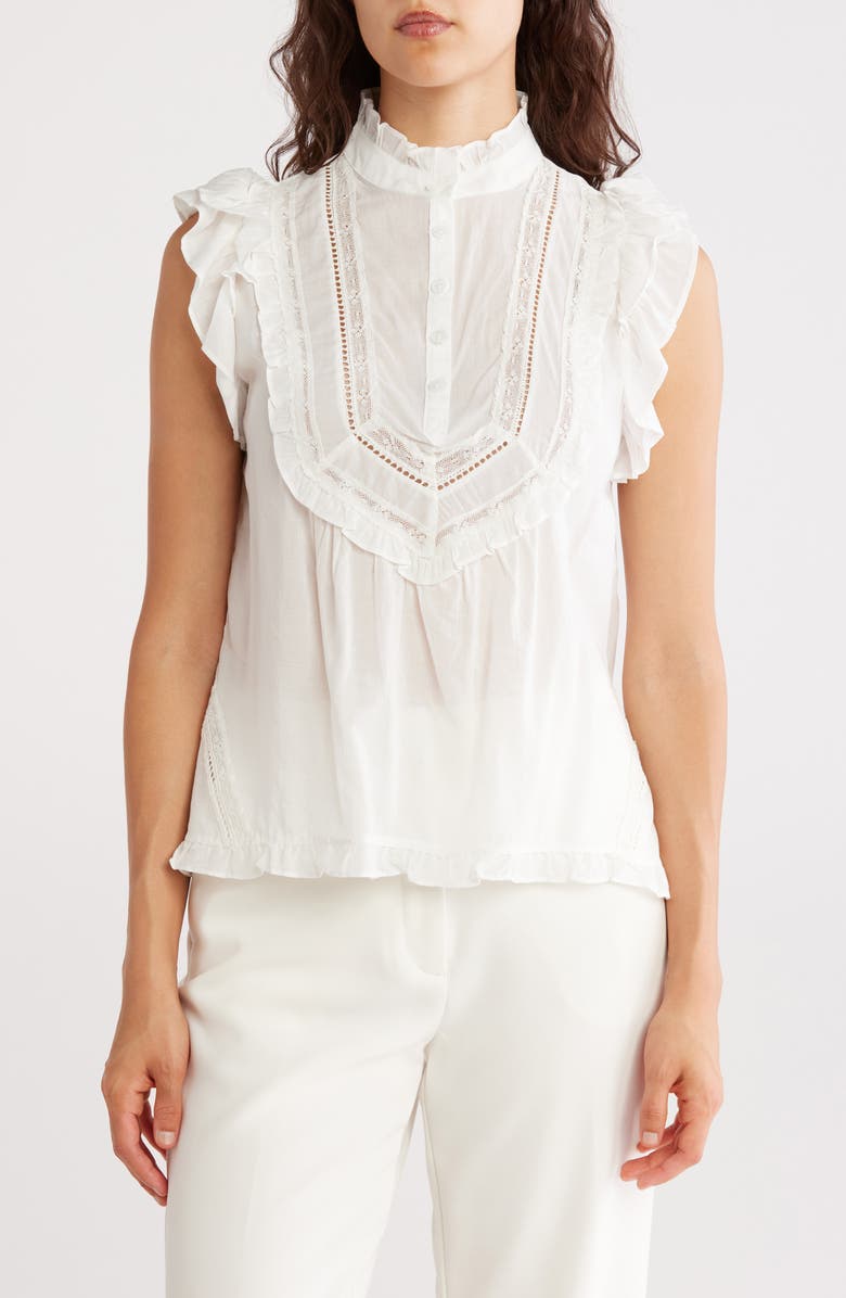 JASON WU Ruffle Sleeveless Top, Main, color,