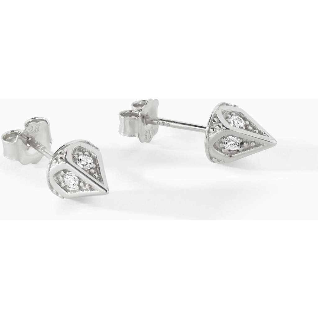 Ora Ana The Dagger Stud Earrings In Neutral