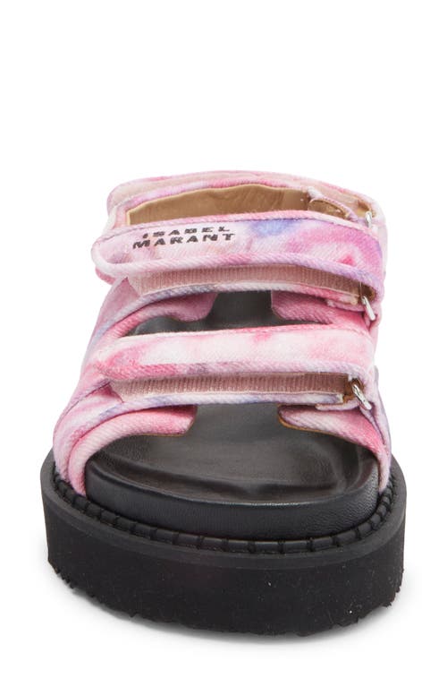 Isabel Marant Madee Platform Sandal In Pink