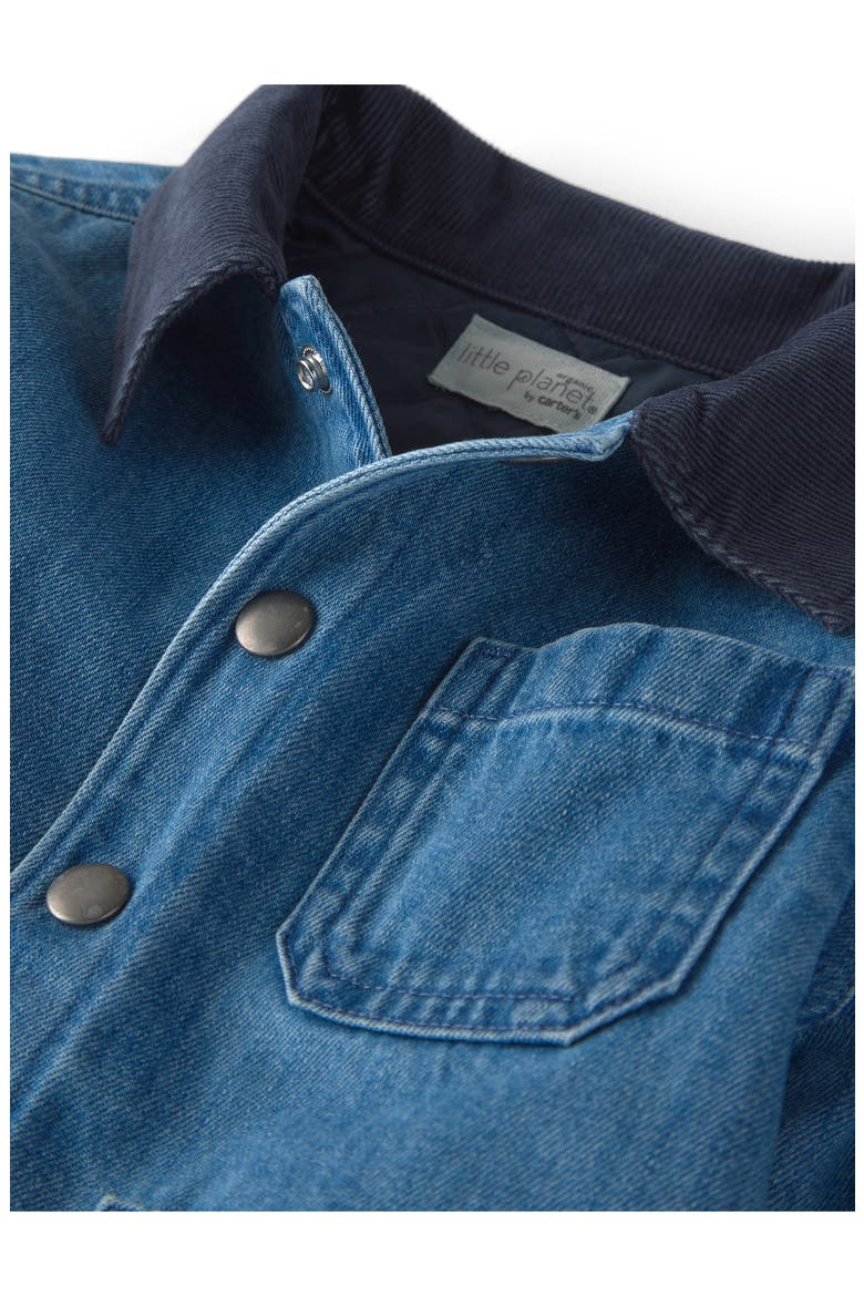 Kids' Quilted Lined Denim Jacket, Alternate, color, DENIM