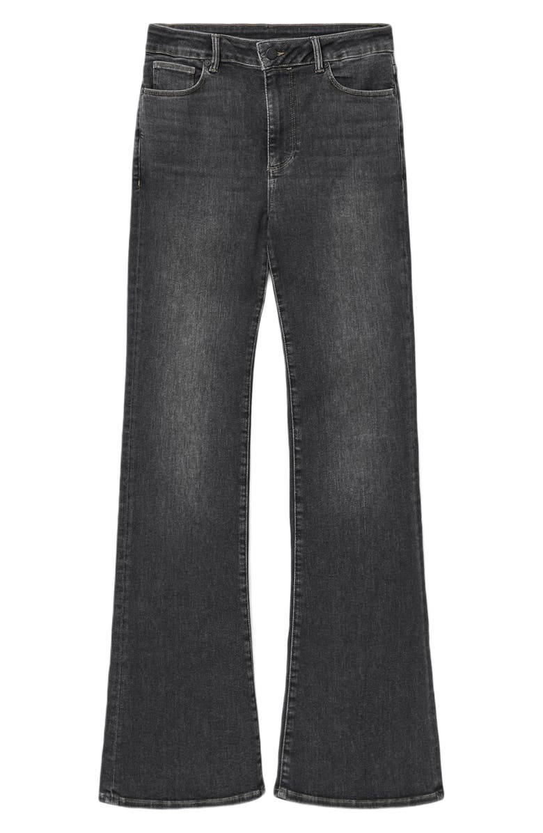 AllSaints Maisie Flare Jeans, Alternate, color, Washed Grey