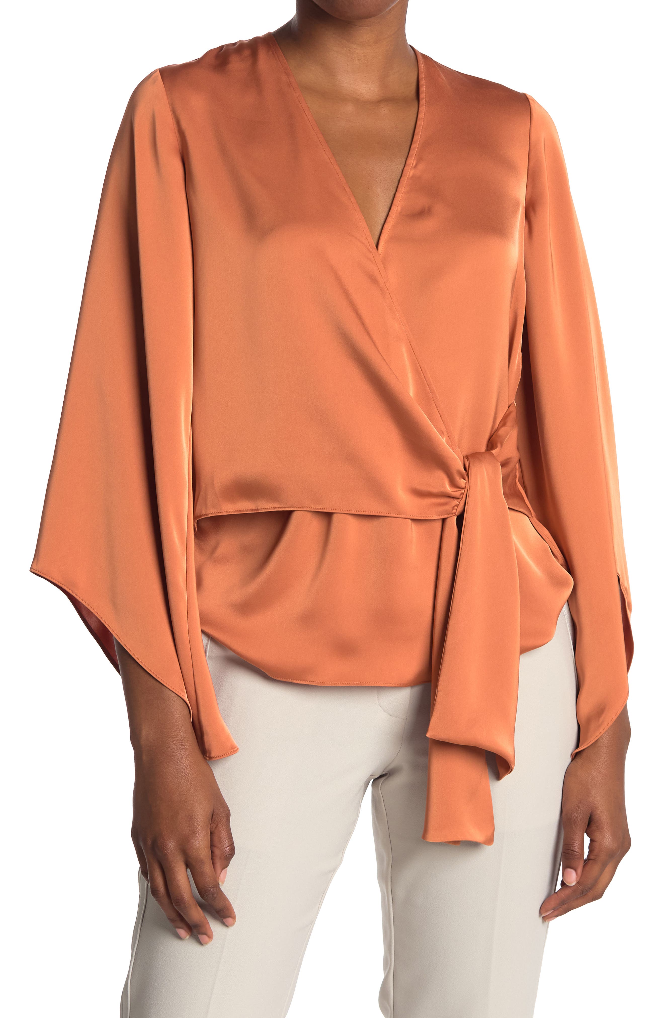 Ramy Brook Cassandra Wrap Blouse (Women) | Nordstromrack