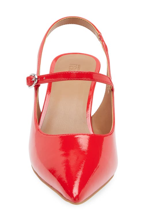 Nordstrom Rack Miranda Slingback Pump In Red Grenadine