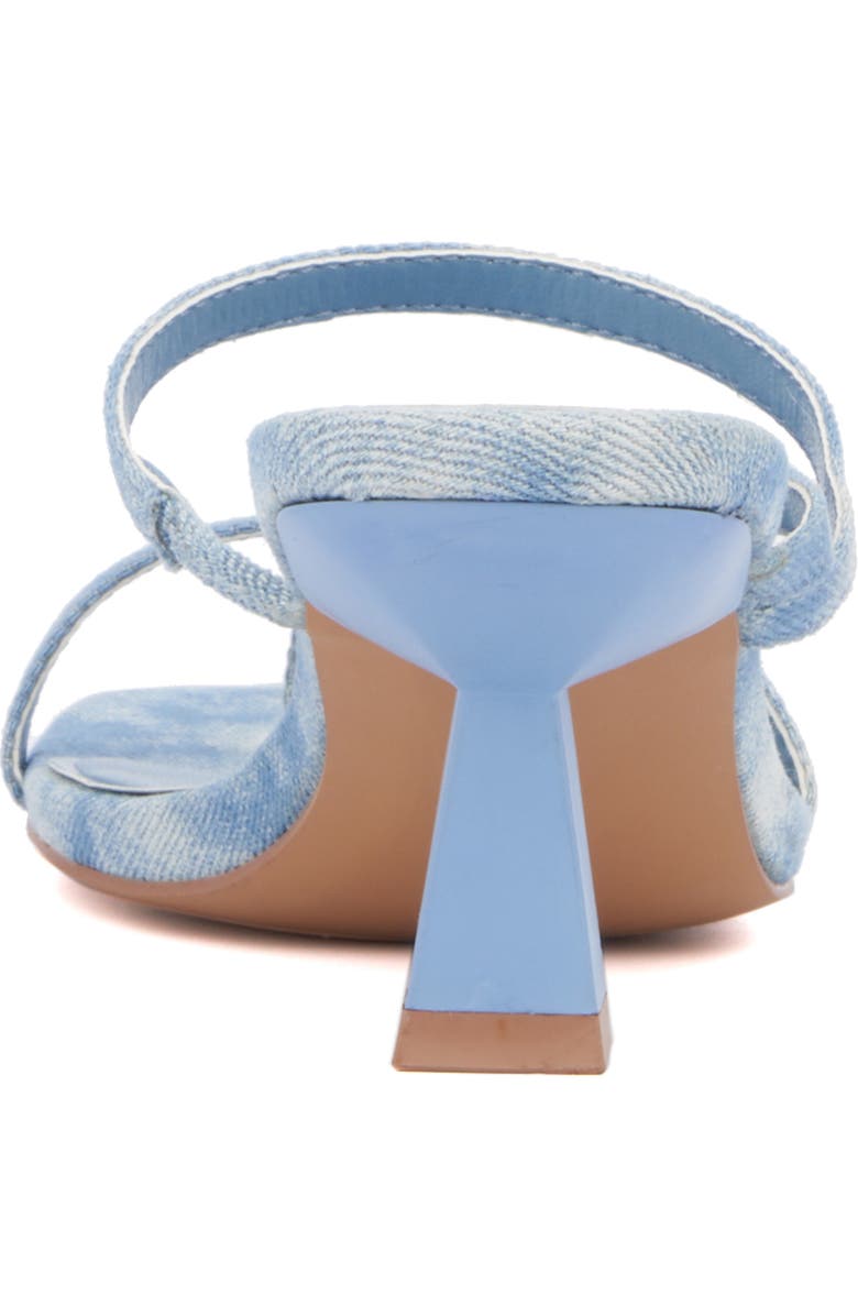 OLIVIA MILLER Angelic Rhinestone Sandal, Alternate, color, Acid-Wash Blue