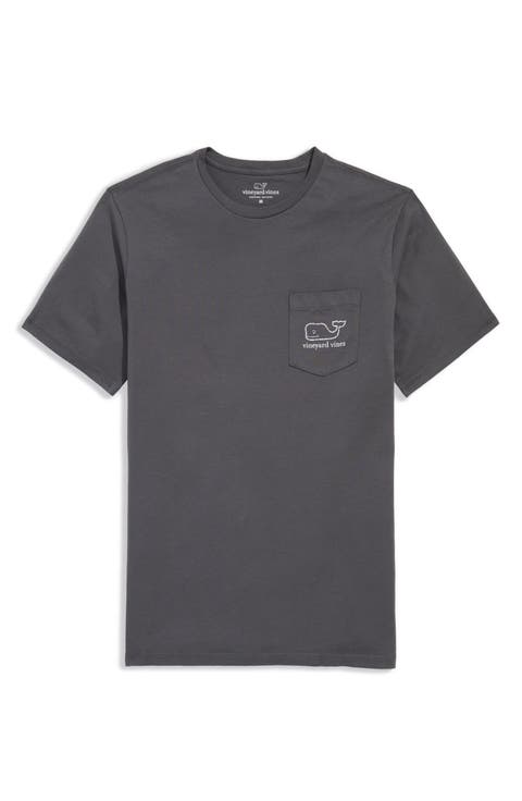 Men's Vintage Whale Pocket Graphic Tee