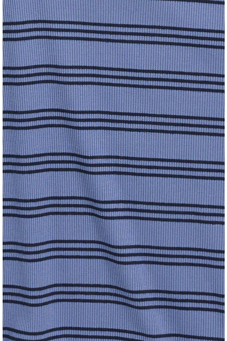 Kids' Stripe Drop Shoulder T-Shirt, Alternate, color, BLUE MULTI