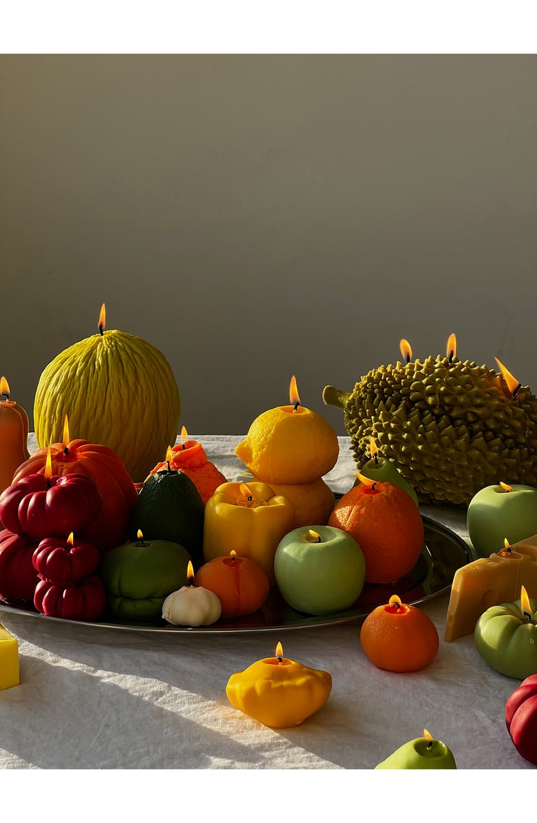 Scandles Red Heirloom Tomato Candle, Alternate, color, Red