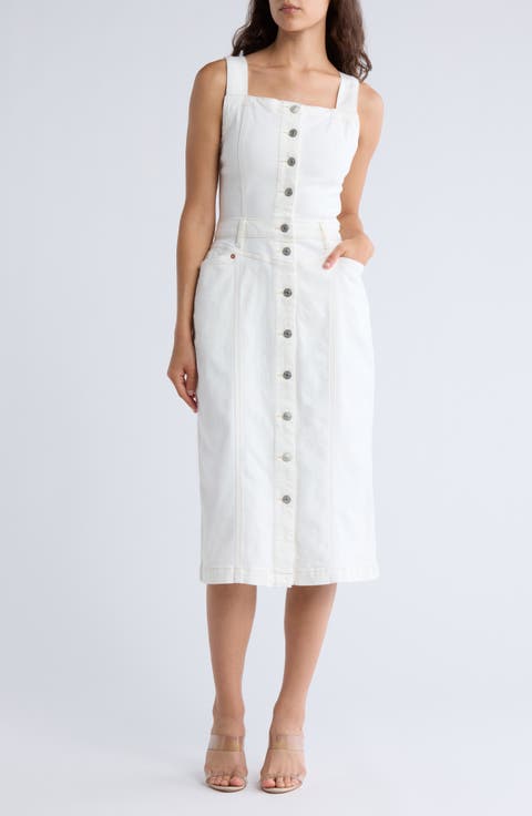 Malibu Denim Button Front Dress