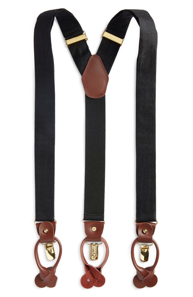CLIFTON WILSON Silk Suspenders, Main, color,