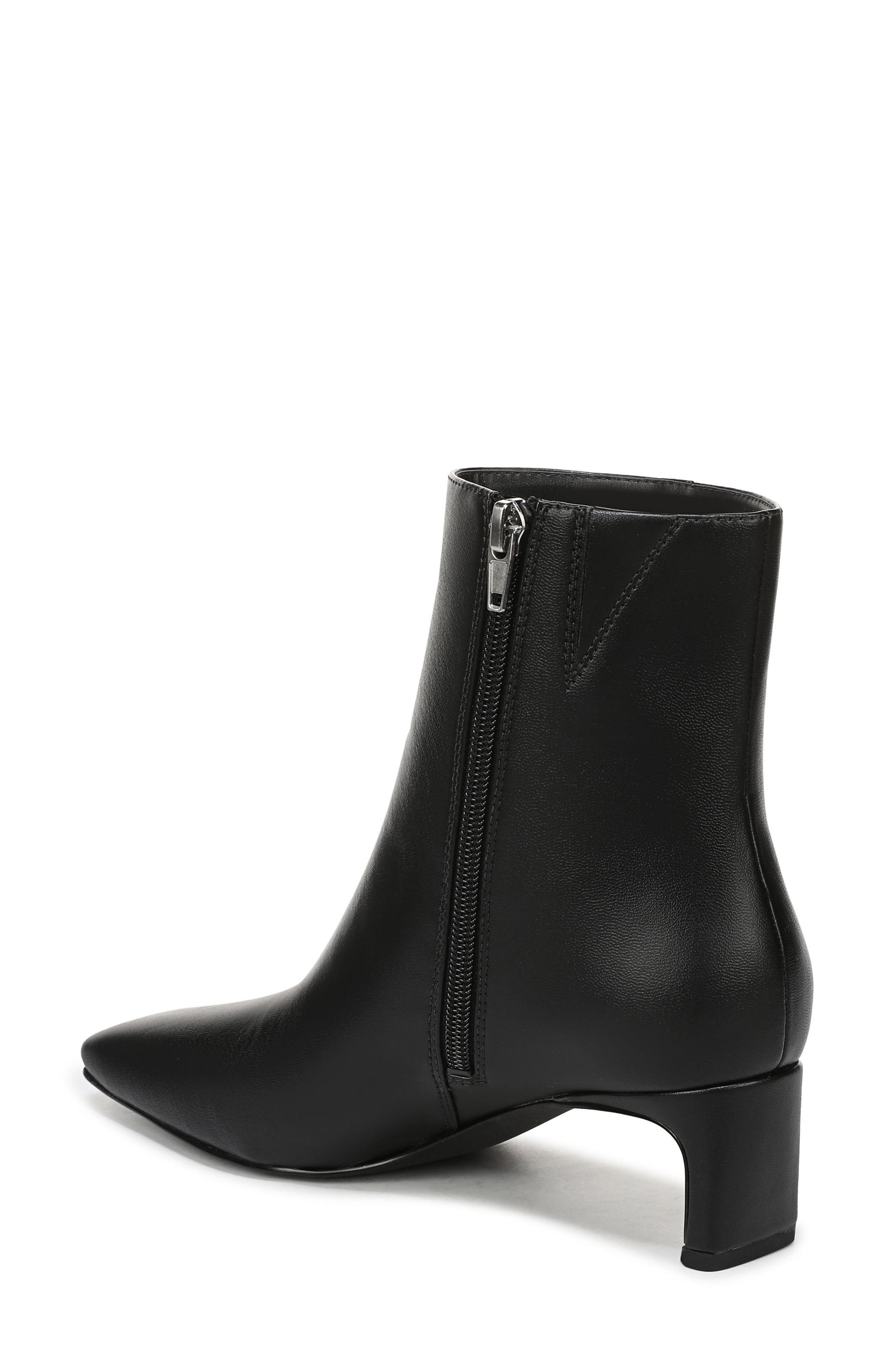 Aldie Faux Leather Bootie, Alternate, color, BLACK