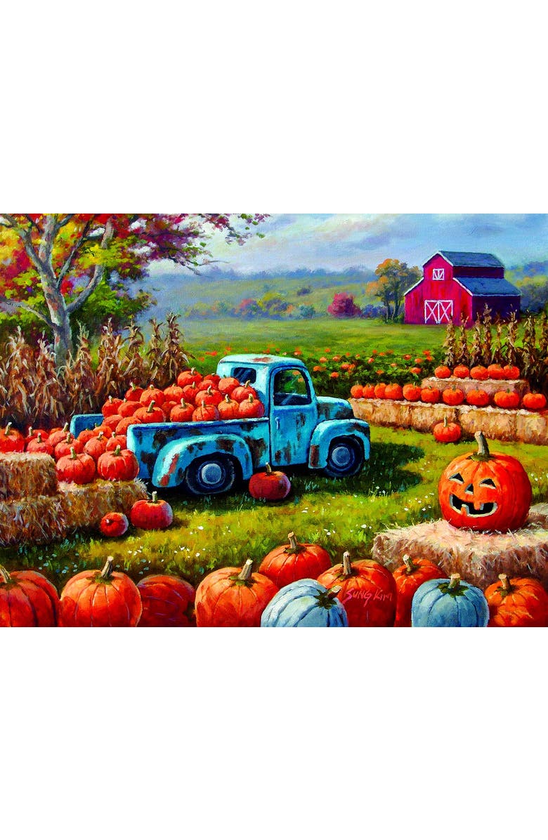 Sunsout Pumpkin Farm Festival 300 piece Jigsaw Puzzle for Adults, Alternate, color, Multicolor