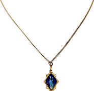 MADISON BEVERLY HILLS Vintage Virgin Mary Miraculous Pendant Necklace