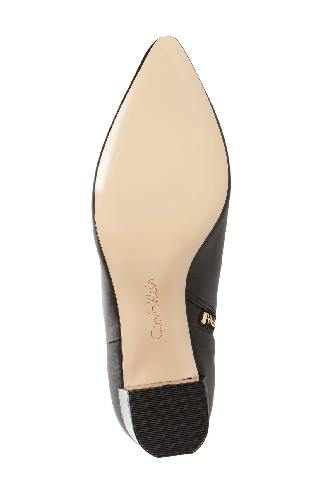 Calvin Klein 'Narla' Block Heel Bootie, Alternate, color, 