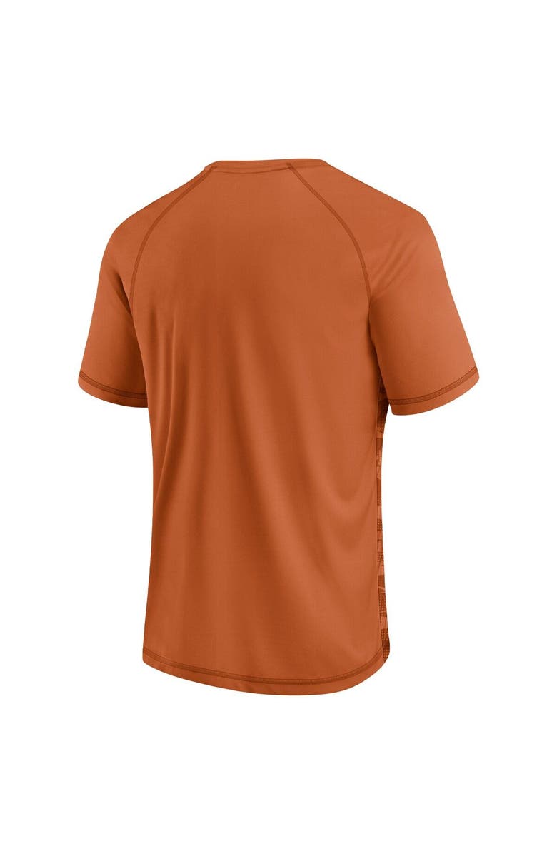 FANATICS Men's Fanatics Branded Texas Orange Texas Longhorns Arch Outline Raglan T-Shirt, Alternate, color, 