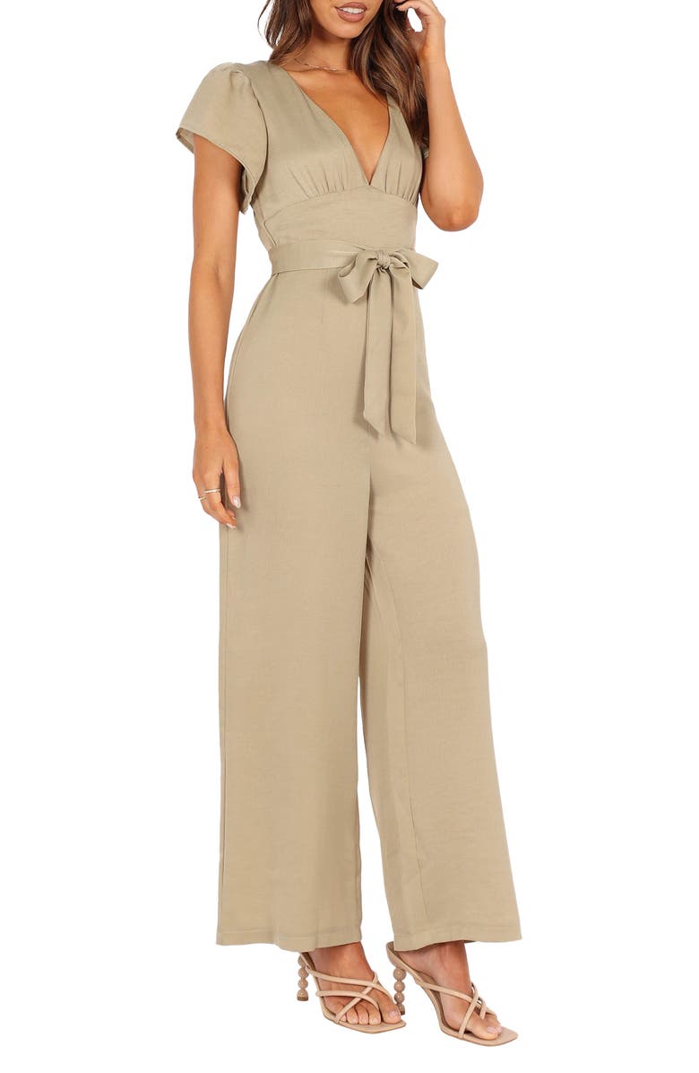 Petal & Pup Orin Flutter Sleeve Jumpsuit, Alternate, color,