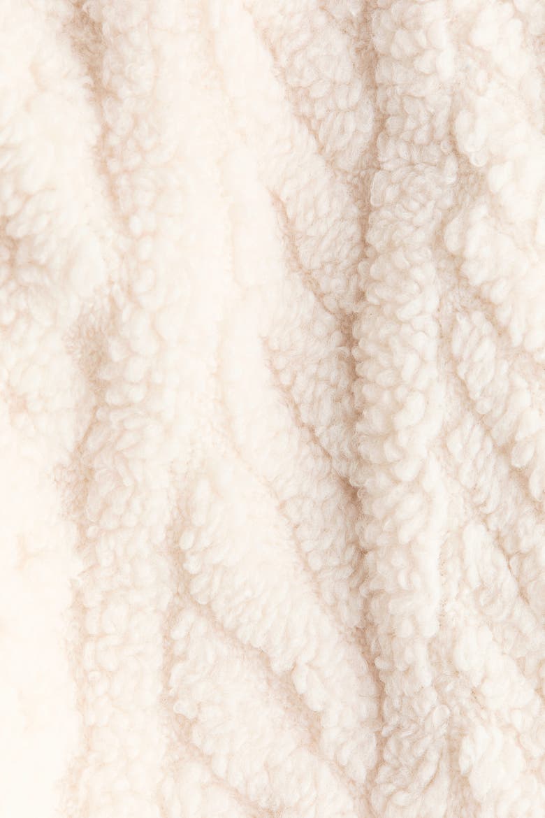 Mama Before & After Babywearing Fleece Jacket, Alternate, color, Cream