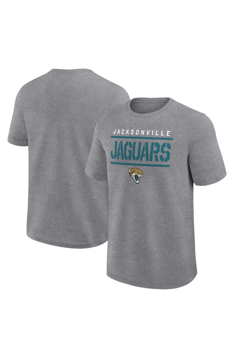 FANATICS Men's Fanatics Heather Gray Jacksonville Jaguars Big & Tall Top Notch T-Shirt, Alternate, color, Heather Gray