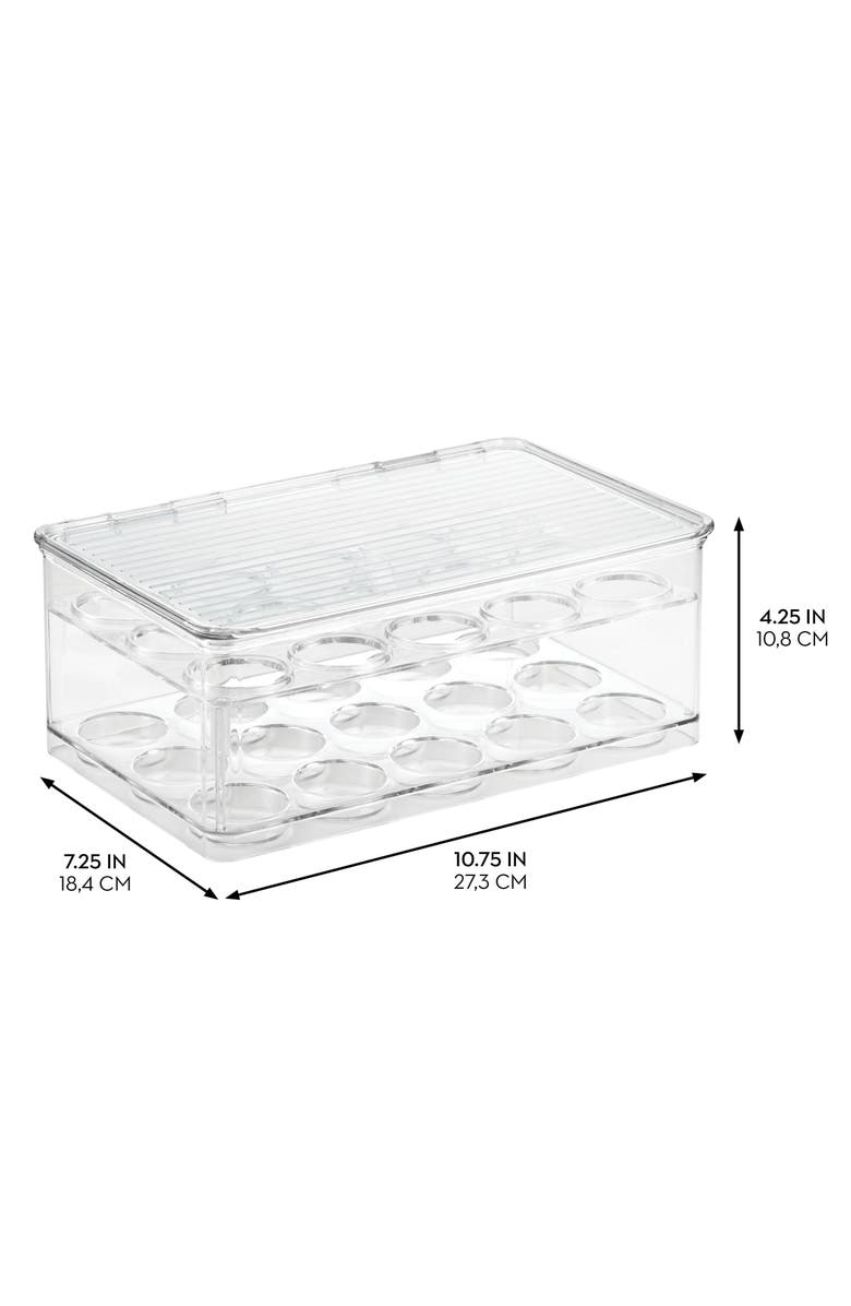 iDesign Stackable Coffee Pod Holder for K-Cup Pods - Set of 2 - Clear, Alternate, color, Clear