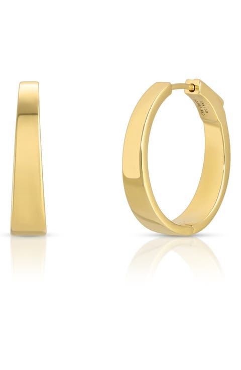 Meryl 18k Gold Hoop Earrings