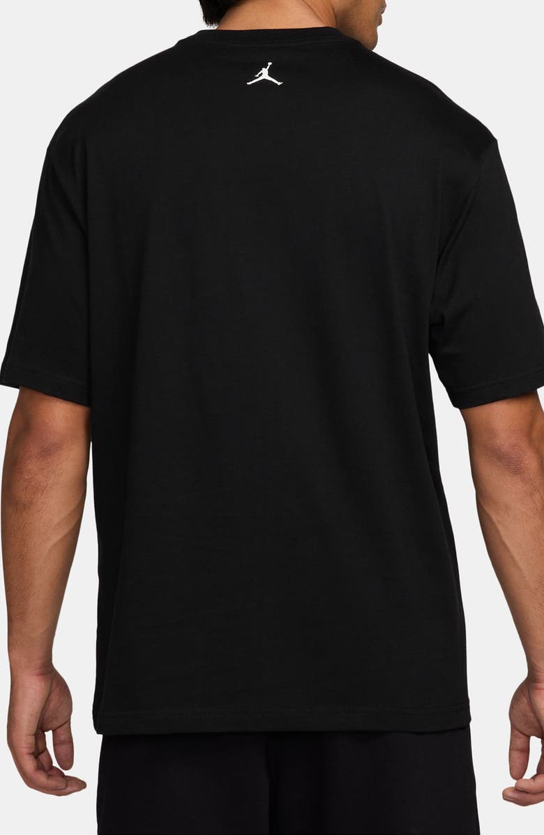 Jordan Fishing Club Cotton Graphic T-Shirt, Alternate, color, Black/ White