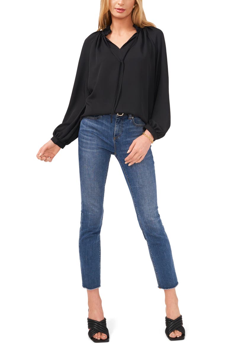 Vince Camuto Tie Neck Blouse, Alternate, color, 