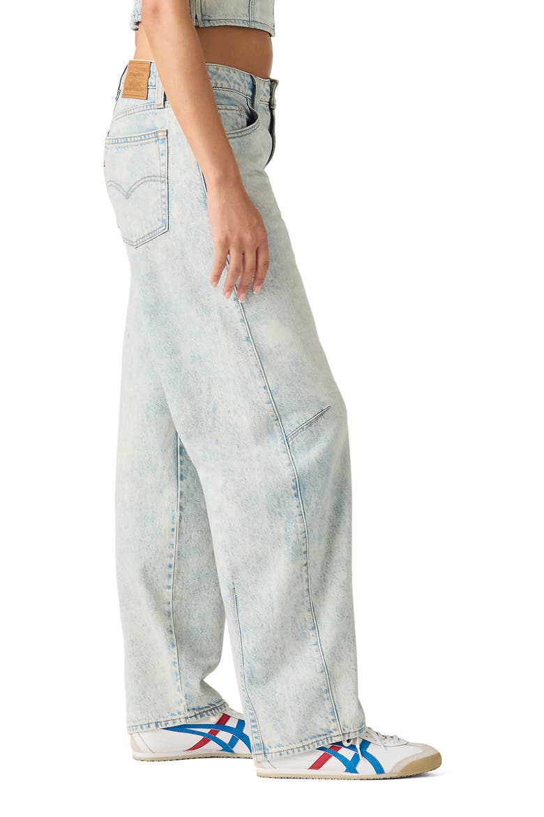 Baggy Dad Barrel Jeans, Alternate, color, CIELITO LINDO ACID