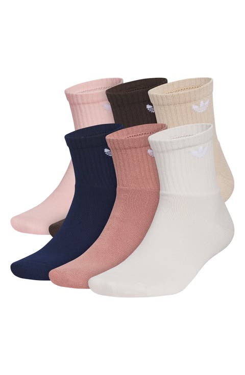 Gender Inclusive Originals Assorted 6-Pack Quarter Socks
