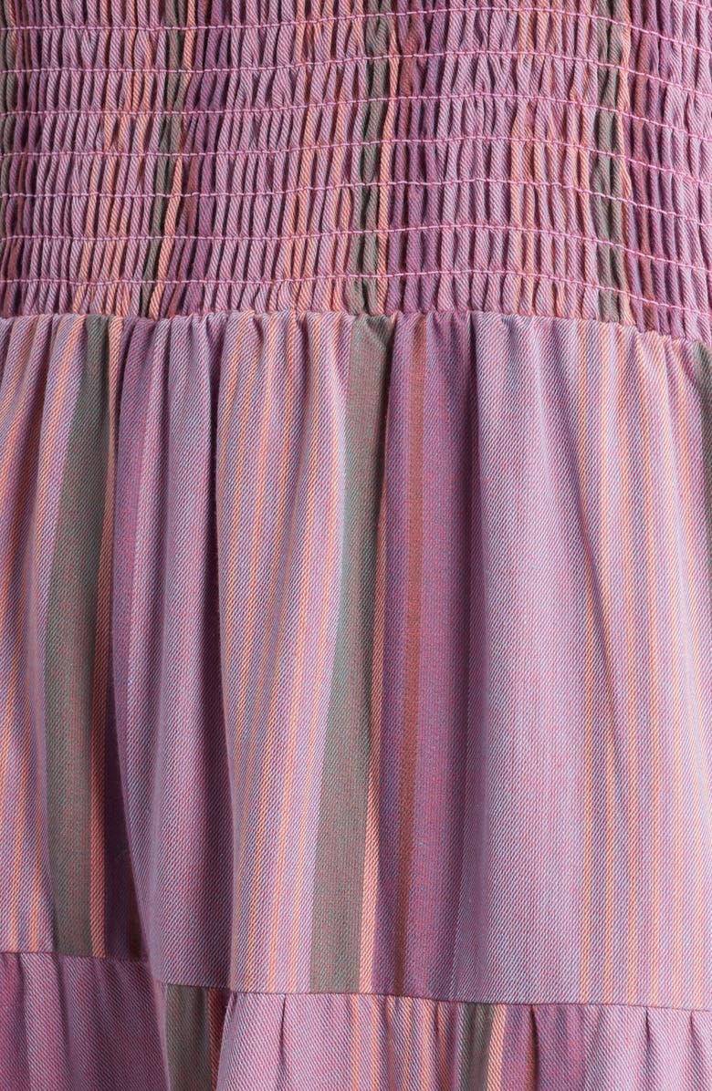 FRNCH Lilaea Tiered Cotton Maxi Dress, Alternate, color, Lilas Lilac