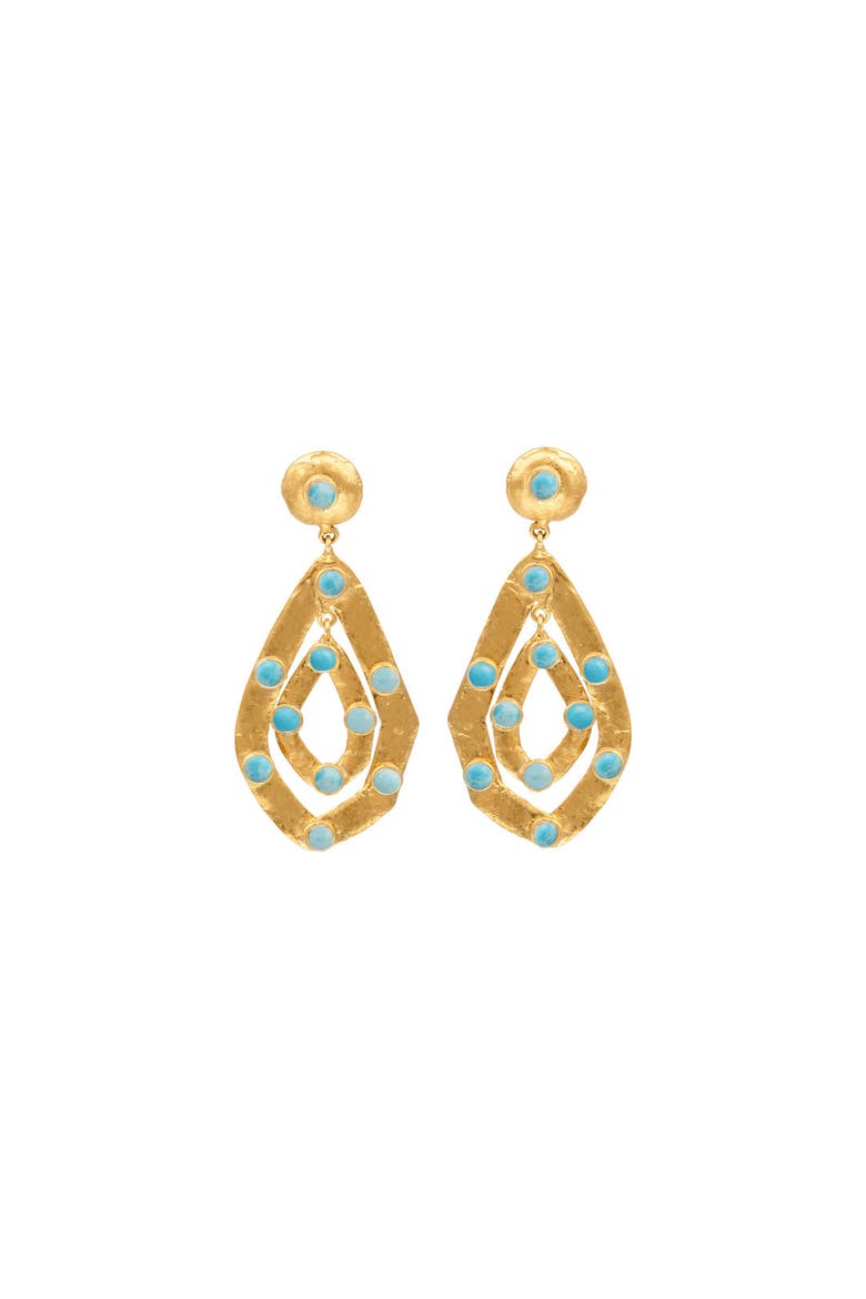 Ava Earrings, Main, color, LARIMAR