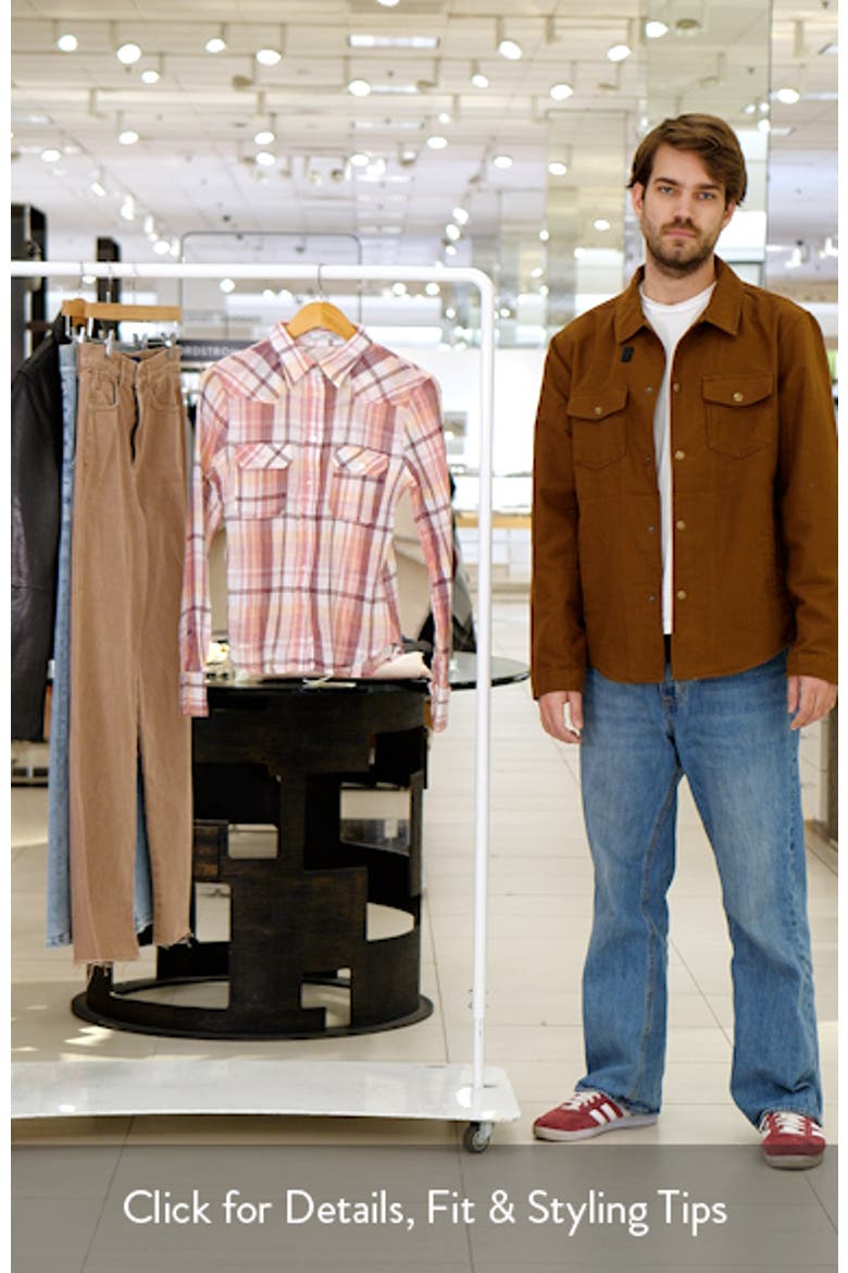 Plaid Gauzy Button-Up Shirt video