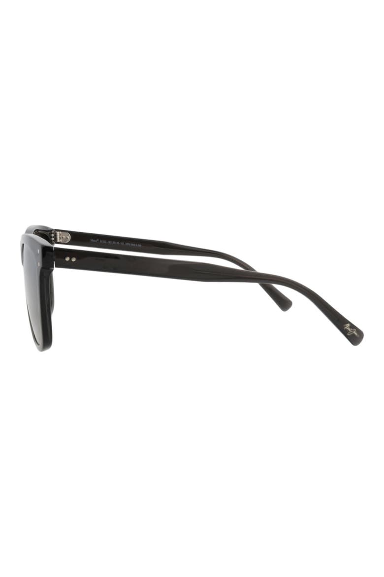 56mm Polarized Bi-Gradient Square Sunglasses, Alternate, color, GREY GREY GREY