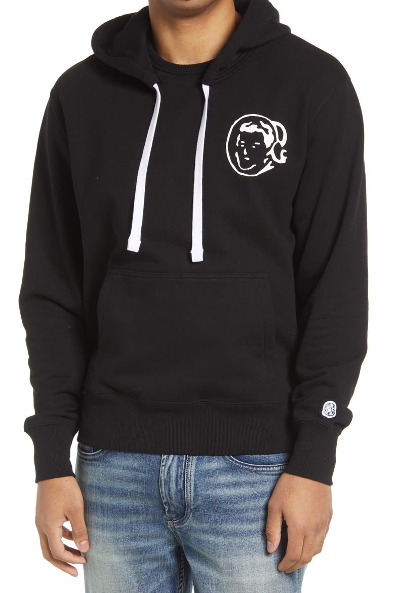 BB Halo Graphic Hoodie, Main, color, BLACK