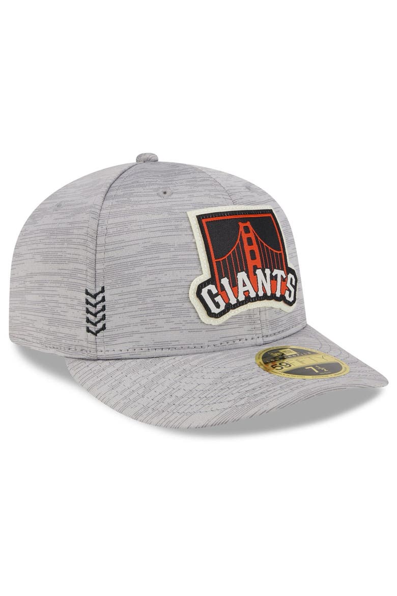 Men's New Era  Gray San Francisco Giants 2024 Clubhouse Low Profile 59FIFTY Fitted Hat, Alternate, color, Heather Gray