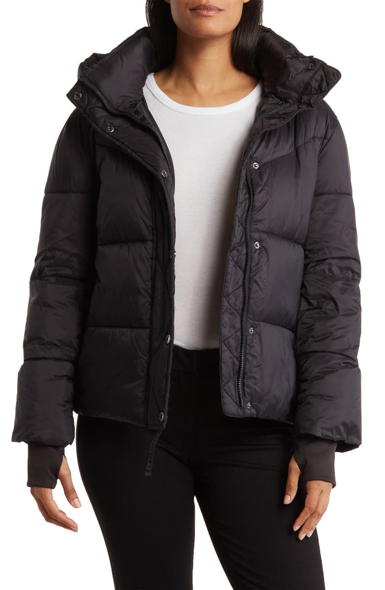 BCBGeneration Hooded Puffer Jacket, Alternate, color,